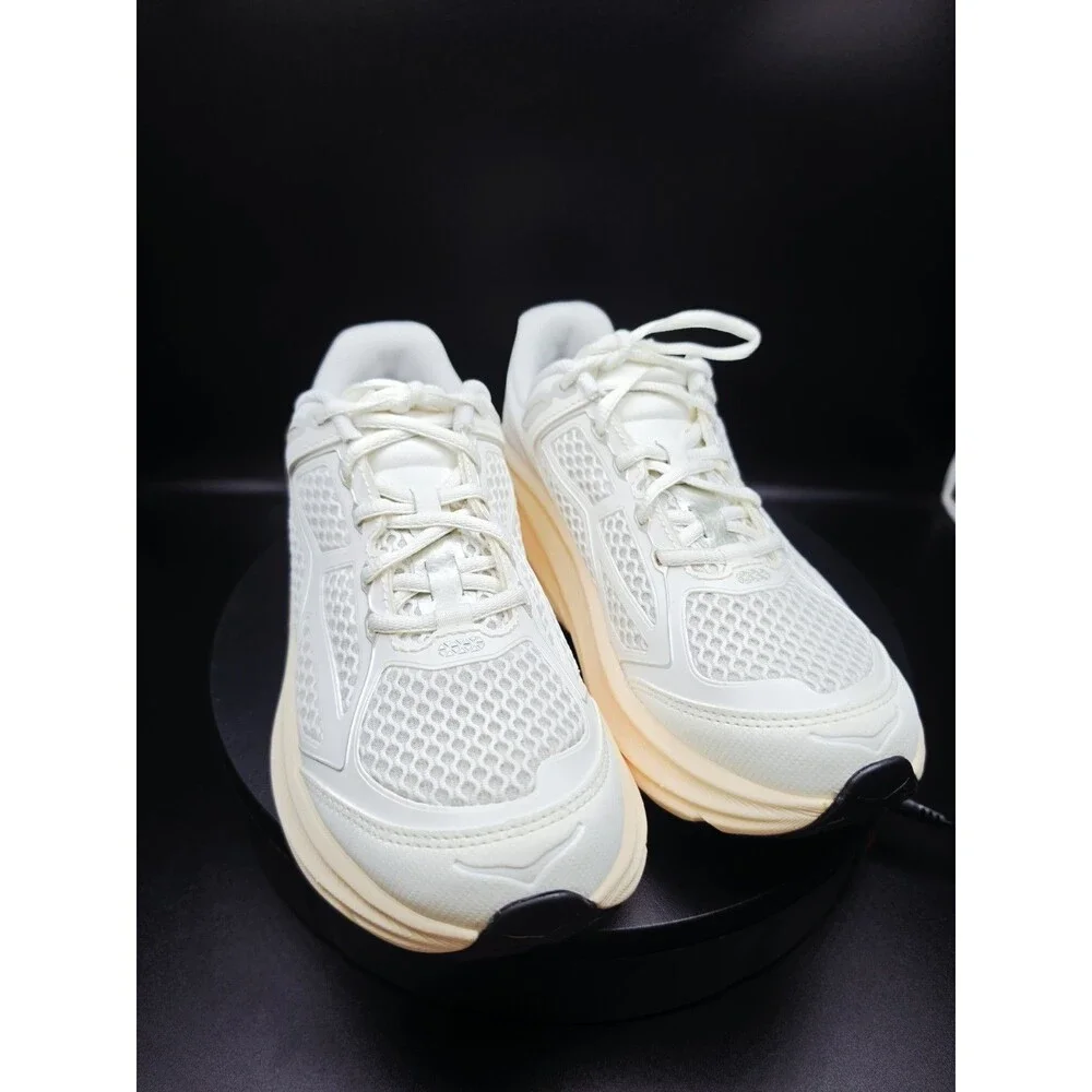 HOKA Clifton One9 Low Top Mesh Sneaker Frost/Cosmic Cream/Grey US 7.5M/8.5W